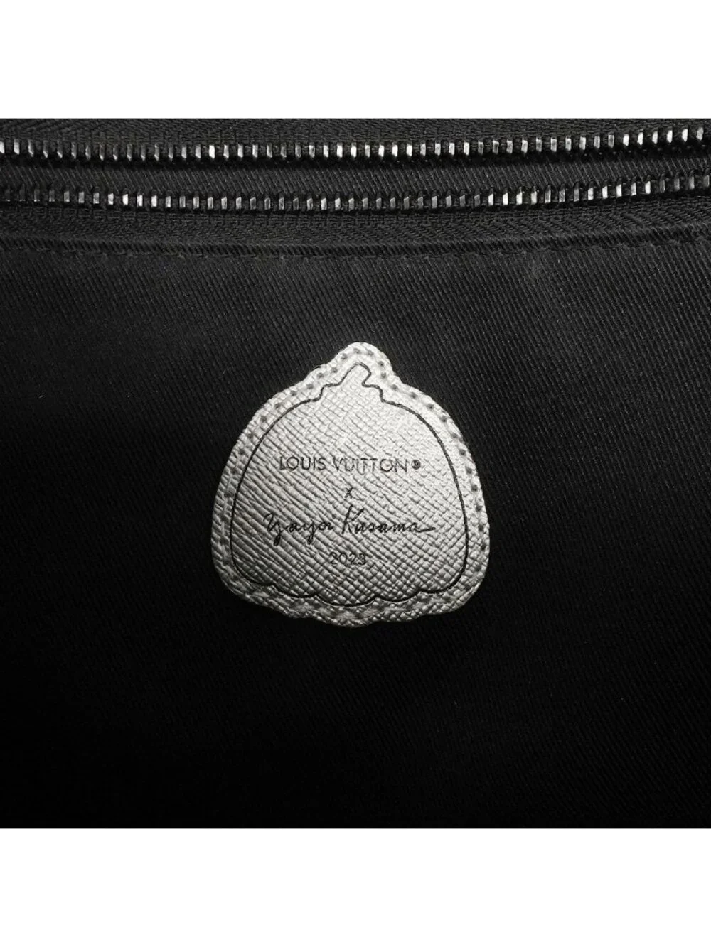 Louis Vuitton Tote Monogram Eclipse Sac Plat Black 2-Way Yayoi Kusama Collaborat